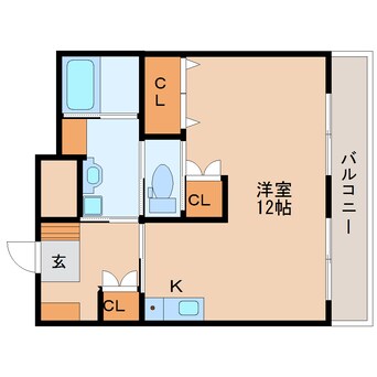間取図 近鉄京都線/狛田駅 徒歩5分 2階 築32年