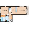 近鉄難波線・奈良線/大和西大寺駅 徒歩16分 1階 築8年 1LDKの間取り