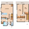 近鉄難波線・奈良線/大和西大寺駅 徒歩6分 1-2階 築31年 2LDKの間取り