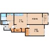 近鉄京都線/新祝園駅 徒歩15分 1階 築6年 2DKの間取り