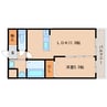近鉄難波線・奈良線/菖蒲池駅 徒歩1分 3階 築6年 1LDKの間取り