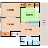 近鉄京都線/平城駅 徒歩19分 1階 築30年 3DKの間取り