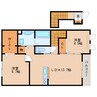 近鉄橿原線/尼ケ辻駅 徒歩9分 2階 築5年 2LDKの間取り