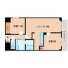 近鉄橿原線/大和西大寺駅 徒歩7分 6階 築5年 2LDKの間取り