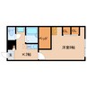 近鉄京都線/大和西大寺駅 バス:16分:停歩2分 2階 築24年 1Kの間取り