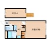 近鉄難波線・奈良線/菖蒲池駅 徒歩10分 1階 築20年 1Kの間取り