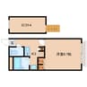 近鉄難波線・奈良線/菖蒲池駅 徒歩10分 2階 築20年 1Kの間取り
