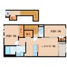 近鉄橿原線/尼ケ辻駅 徒歩13分 2階 築4年 2LDKの間取り