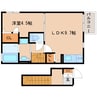 近鉄京都線/大和西大寺駅 徒歩3分 2階 築4年 1LDKの間取り