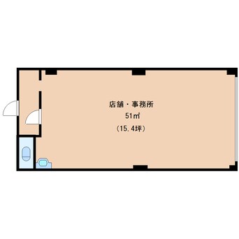 間取図 近鉄橿原線/西ノ京駅 徒歩15分 1階 築40年