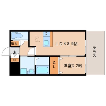 間取図 近鉄京都線/狛田駅 徒歩7分 1階 築3年