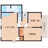 近鉄橿原線/西ノ京駅 徒歩13分 2階 築33年 2LDKの間取り