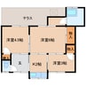 近鉄橿原線/西ノ京駅 徒歩3分 1階 築61年 3Kの間取り