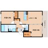 近鉄難波線・奈良線/大和西大寺駅 徒歩9分 3階 築4年 2LDKの間取り