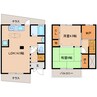 近鉄難波線・奈良線/菖蒲池駅 徒歩7分 1-2階 築45年 2LDKの間取り