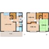 近鉄京都線/高の原駅 徒歩13分 1-2階 築29年 3LDK+Sの間取り