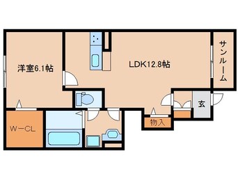 間取図 近鉄京都線/狛田駅 徒歩15分 1階 築2年
