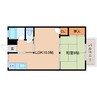 近鉄難波線・奈良線/大和西大寺駅 徒歩5分 3階 築48年 1LDKの間取り