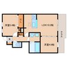 近鉄橿原線/尼ケ辻駅 徒歩10分 1階 築浅 2LDKの間取り