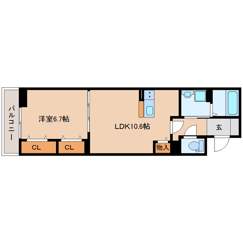 間取図 近鉄京都線/狛田駅 徒歩6分 1階 建築中