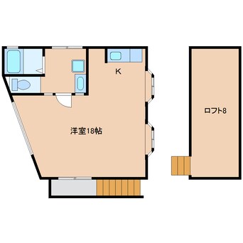 間取図 近鉄難波線・奈良線/菖蒲池駅 徒歩11分 2階 築35年