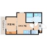 近鉄難波線・奈良線/大和西大寺駅 徒歩13分 3階 築浅 1DKの間取り