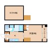 近鉄橿原線/西ノ京駅 徒歩3分 2階 築43年 1Kの間取り
