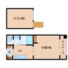 近鉄橿原線/西ノ京駅 徒歩3分 2階 築43年 1Kの間取り