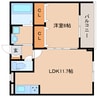 学研都市線<片町線>・JR東西線/下狛駅 徒歩5分 2階 1年未満 1LDKの間取り