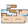 近鉄京都線/大和西大寺駅 徒歩10分 2階 建築中 1LDKの間取り