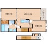 近鉄京都線/大和西大寺駅 徒歩10分 2階 建築中 2LDKの間取り