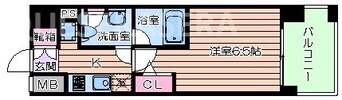 間取図 クレストフォルム大阪天満橋