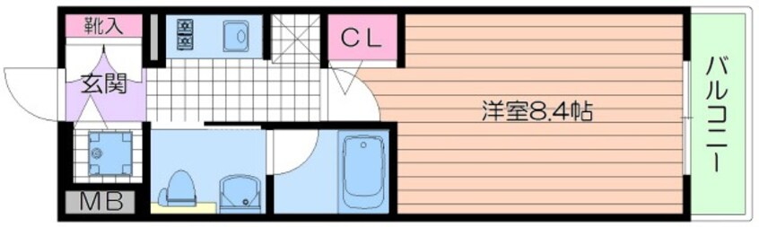 間取図 エスライズ梅田DOSHIN