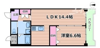 間取図 おおきに大阪天満サニーアパートメント