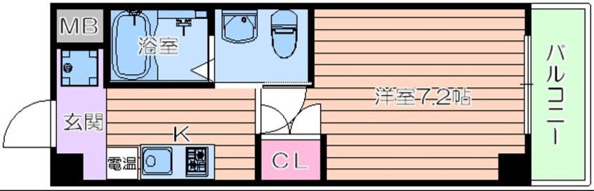 間取図 サザン長柄