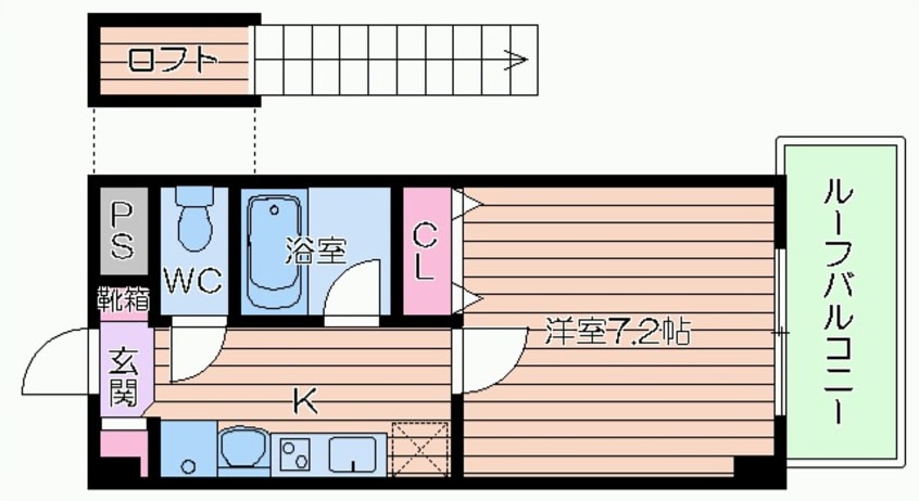 間取図 ラ・フォーレ東天満