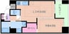 ノルデンハイム梅田東 1LDKの間取り