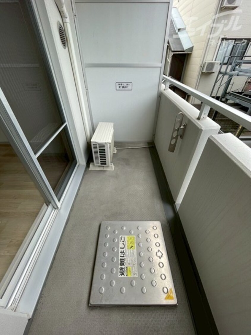 洗濯物が干せるバルコニーです。 ベクス福島