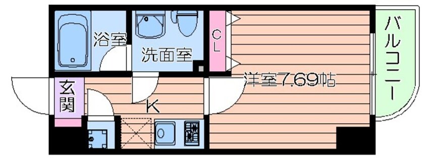 間取図 ライブコート北梅田
