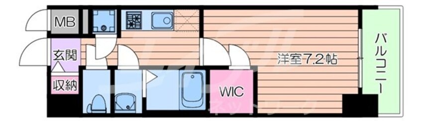 間取図 ファーストフィオーレ福島野田Ⅱ