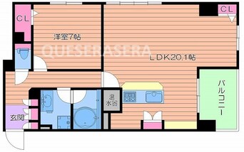 間取図 グレンパーク梅田北