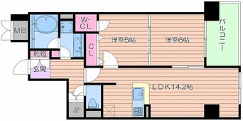 間取図 グレンパーク梅田北