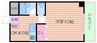 AXIS-E 1DKの間取り