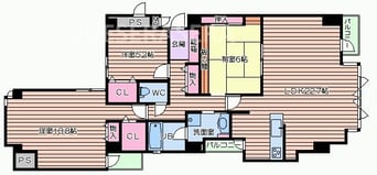 間取図 フロンティア天満