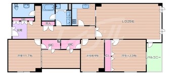 間取図 堂島川アーバンライフ