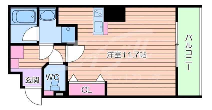 間取図 大阪謄写館ビル