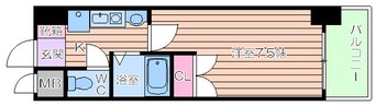 間取図 ラナップスクエア天満プライム