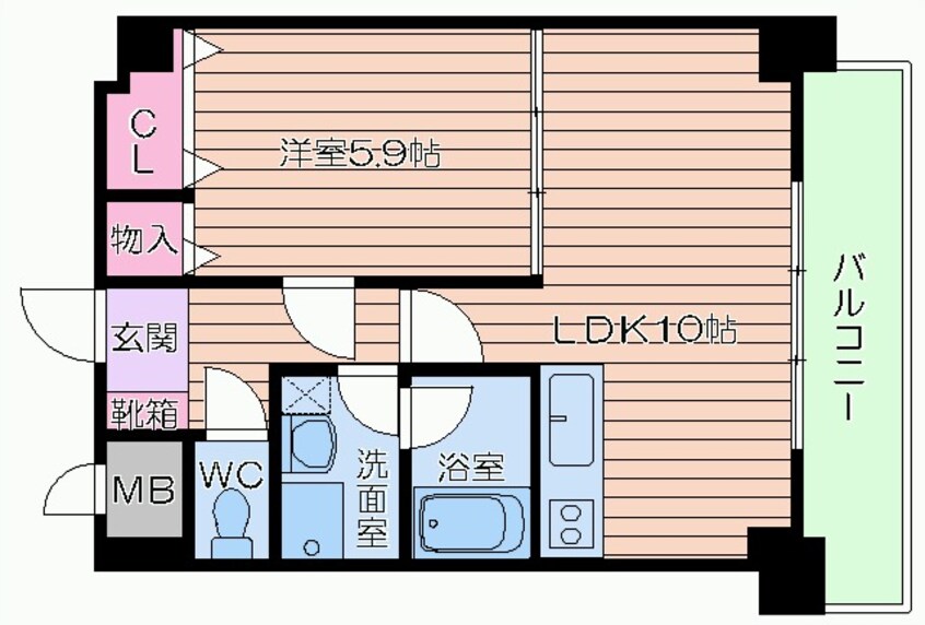 間取図 アーデン南森町