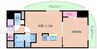 LaSante梅田北（旧オリーブコート） 1LDKの間取り