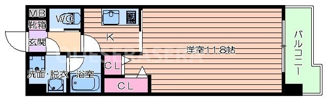 間取り図 グランシス天満橋